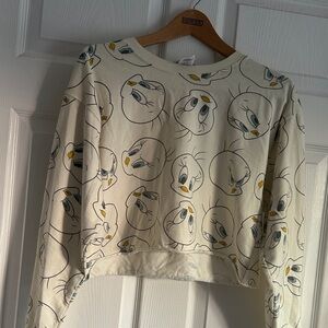 Vintage Looney Tunes, Tweety light top size M